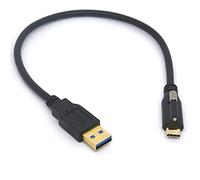 Tomost - Cavo USB 3.1 tipo C a USB 3.0 A con chiusura a vite USB-C maschio a USB A maschio cavo per telecamera industriale