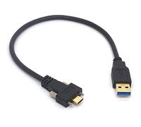 Tomost USB 3.1 tipo C doppia vite di bloccaggio a USB 3.0 standard cavo di ricarica dati USB C a un cavo di prolunga per montaggio a pannello