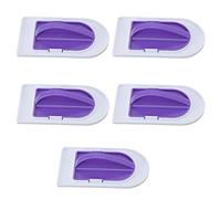 Tomotato 5 Pezzi Spianatoia per Torte in Plastica, Lisciatore per Pasta di Zucchero, Utensile per Decorazione Torte, per Casa e Pasticceria
