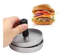 Tomotato Aluminum Burger Press Patty Maker, Non-Stick Meat Barbecue Presses Mold with Handle, Round Burger Press for Commercial Home Use, Hamburger Meat Press Tool, Dishwasher Safe