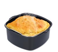 Tomotato Barile Torta, Friggitrice Ad Aria Stampo per Torta Friggitrice in Ferro Accessori per Tortiera Antiaderente per HD9925 HD9860 HD9905/01(17.5cm / 7in)