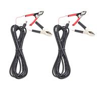 Tomotato Cavo di alimentazione DC maschio a clip a coccodrillo, 3 metri 12V 24V, connettore di alimentazione LED, per telecamere di monitoraggio schermi LCD DVD caricabatterie auto