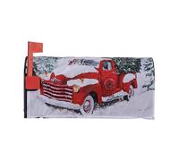 Tomotato Cover per Posta di Buon Natale per Le Vacanze Cassette postali avvolgono la Copertina della Cassetta delle Lettere per Outdoor Cassetta del Giardino del Giardino 21 x 18 Pollici (B)