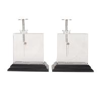 Tomotato Elettroscopio a Foglie, Strumento per Esperimenti di Elettricità Statica con Scala Precisa in Acrilico e Metallo, Dimensioni 11.4 x 15 x 7.4 cm for Laboratorio Scuola