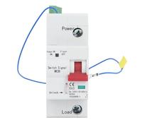 Tomotato Interruttore Automatico Miniatura 1P, Interruttore Smart Comunicante Controllo Passivo AC230V Comando Attivo per Controllo Remoto Rete Domotica (Ha pugnalato)