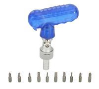 Tomotato Kit Chiave a Cricchetto 10 in 1 Multiuso Portatile, Apertura Bottiglie Veloce, Testa a Cricchetto 3 Velocità con Morsetti in Acciaio Legato, Design Compatto e Pratico per