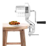 Tomotato Macchine per Gnocchetti Manuali, Macchine per Cavatelli e Gnocchetti, Pasta Fresca Fatta in Casa, Macchine per Pasta Manuale, Acciaio inossidabile,Argento