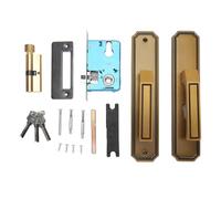 Tomotato Maniglia Porta Leva Bronzo, Meccanismo Ottone, Design Silenzioso, Installazione Semplice per Camera da Letto Interna