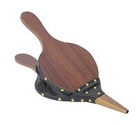 Tomotato Mantice per Camino, 40x18cm Soffiatore Aria Manuale in Legno Marrone con Cinghia per Appendere per Attrezzi da Barbecue per Barbecue da Campeggio All'aperto