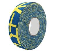 Tomotato Nastro per Hockey, 2,5cm x 25M Nastro Protettivo per Hockey Rotolo di Nastro in Tessuto per Bastone da Hockey su Ghiaccio e su Pista, Protezione per Lama e Impugnatura (Segno più Giallo)