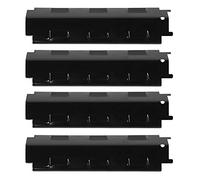 Tomotato Piastre Griglia BBQ, Scudo Termico Universale in Acciaio Inox con Diffusore Calore per Distribuzione Uniforme, 4 PCS, per Sostituzione Parti Grill a Gas