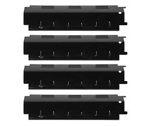 Tomotato Piastre Griglia BBQ, Scudo Termico Universale in Acciaio Inox con Diffusore Calore per Distribuzione Uniforme, 4 PCS, per Sostituzione Parti Grill a Gas