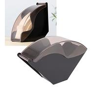 Tomotato Porta Filtro per caffè, Organizzatore Verticale con Coperchio per Filtri da caffè a Cono V60, Scatola di Carta per Conservazione, Supporto per caffè per Casa, Ufficio, Bar, Hotel