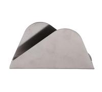 Tomotato Portatovaglioli in Acciaio Inox Verticale Minimalista per (Silver Asymmetrical Style)