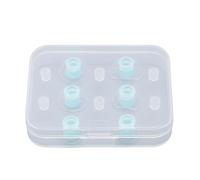 Tomotato Punte auricolari in silicone per cuffie, 3 paia S/M/L con design ergonomico per comfort e stabilità, isolamento acustico, adatte per BeatsX, 4mm forno interno, lavabili e (Lake Blue)