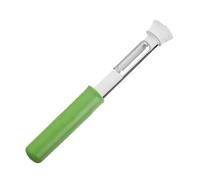 Tomotato Sbucciatore e Degranatore per Frutta 2 in 1, Strumento da Acciaio Inossidabile Multifunzionale Portatile per Pere Mele Frutta e Verdura per Casa e Viaggi (Bianco e verde)