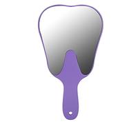 Tomotato Specchio Dentale Specchio a Forma di Dente Manico Carino Specchio Dentale Specchio Manuale Accessorio Dentale Adatto per L'ospedale dello Studio Dentistico(Viola)