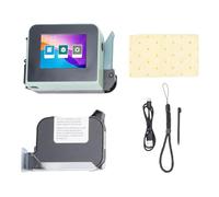 Tomotato Stampante a Getto d'Inchiostro Portatile, Cartuccia Inchiostro Rapida Asciugatura Altezza Stampa 0.1-0.5 Pollici, Schermo Touch, Codici a Barre Date Etichette Immagini, pe