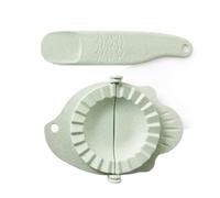 Tomotato Stampo per Ravioli Manuale Mould Set Appendibile, Multiuso Plastico PP con Cucchiaio per Pasta per Ravioli Empanadas Mestoli da (Verde)