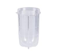 Tomotato Tazze di Ricambio per frullatore, Bicchieri Trasparenti e Resistenti per frullati con Doppia Altezza 8-14.8cm, Senza BPA e sicuri per Alimenti, Ideali per Bevande proteiche e frullati
