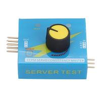 Tomotato Tester per Servo RC, DC 4,2-6,0v 3CH Multi Servo Tester Digitale, Test del Motore RC ESC con Indicatore a Tre Stadi per Elicottero Auto Barca