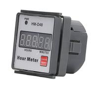 Tomotato Timer Digitale con Contaore AC 220-240 V, 50 Hz Display ABS Misura 0 a 999,99 Ore Strumento di Misurazione del Tempo