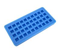 Tomotato Vassoi per Ghiaccio in Silicone 40 Scomparti Quadrati (Sky Blue)