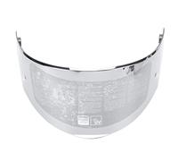 Tomotato Visiera Casco Motociclista, Lente Protezione Solare Visione Chiara Trasparente Antigraffio per FF320 FF328 FF353 FF800 (Argento)