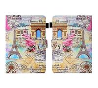 ToMoYi - Custodia universale a libro per tablet da 10", in pelle PU, con supporto, per tablet touchscreen da 7 pollici, NeuTab, iRulu, Acer, Toshiba, RCA, iView, Dell, HP, Grau