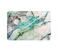 Tomppy Zerbino con stampa effetto marmo, antiscivolo, tappetini di benvenuto, resistenti, per ingresso esterno, per interni ed esterni, 60 x 40 cm