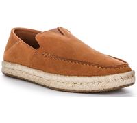 TOMS Alonso Heritage Tela Espadrille Slip On Cotone Bianco Uomo UK 7 - 12