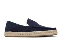 TOMS Alonso Loafer Rope, Mocassino Basso Uomo, Navy Heritage Canvas/Suede, 41 EU