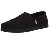 TOMS Alp FWD, Mocassino Basso Uomo, Black/Black Recycled Cotton Canvas, 46 EU