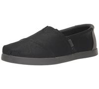 TOMS Alp FWD, Mocassino Basso Uomo, Black Waxed Canvas, 44.5 EU
