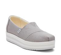 TOMS Alp Midform, Mocassino Basso Donna, Drizzle Grey Canvas, 40 EU