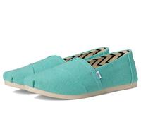 TOMS Alpargata Classic, Espadrillas Donna, Tela Aqua Heritage, 43.5 EU