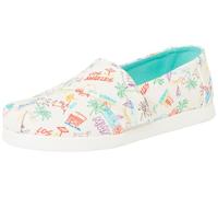 TOMS Alpargata Classic, Espadrillas Slip-On Bambine e Ragazze, Bianco, 33 EU