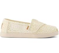 TOMS Alpargata Classic, Espadrillas Slip-On Bambine e Ragazze, Natural Moroccan Crochet, 34 EU