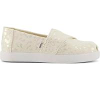 TOMS Alpargata Classic, Espadrillas Slip-On Bambine e Ragazze, Naturale, 8 UK Child