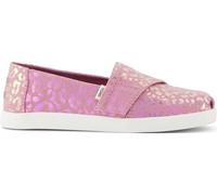 TOMS Alpargata Classic, Espadrillas Slip-On Bambine e Ragazze, Rosa, 31.5 EU