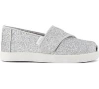 TOMS Alpargata Classic, Espadrillas Slip-On Bambine e Ragazze, Silver Iridescent Glimmer, 9 UK Child