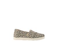 TOMS Alpargata Classic, Mocassino Basso, Farina d'avena Piccoli Macchie Leopardo, 33 EU