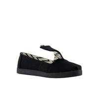TOMS Alpargata Classic, Mocassino Basso, Nero Nero Heritage Canvas, 36 EU
