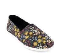 TOMS Alpargata Cloudbound, Mocassino Donna, Fiori di Campo Neri, 36 EU