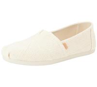 TOMS Alpargata Cloudbound, Mocassino Donna, Natural Undyed Metallic Linen Stripe, 42 EU