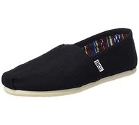 TOMS Alpargata Core, Mocassino basso Donna, Black White, 37 EU