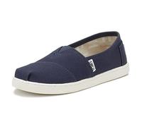 TOMS Alpargata Core, Mocassino basso Unisex - Bambini e ragazzi, NAVY, 35 EU