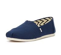 TOMS Alpargata Cotton Canvas Womens Navy Espadrilles-UK 4 / EU 36.5