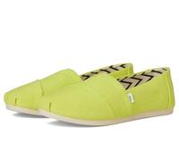 TOMS Alpargata Classic, Espadrillas Donna, Tela Heritage Lime Brillante, 41 EU