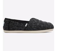 Toms Alpargata Donna Classic Comfort Slip On Cloudbound Pantofole Nere